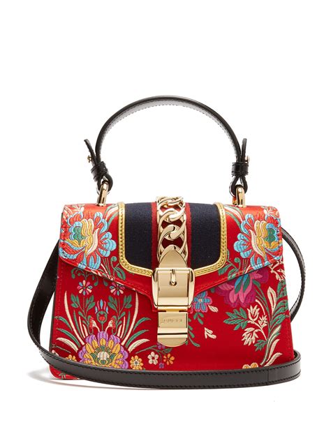 gucci floral mini bag